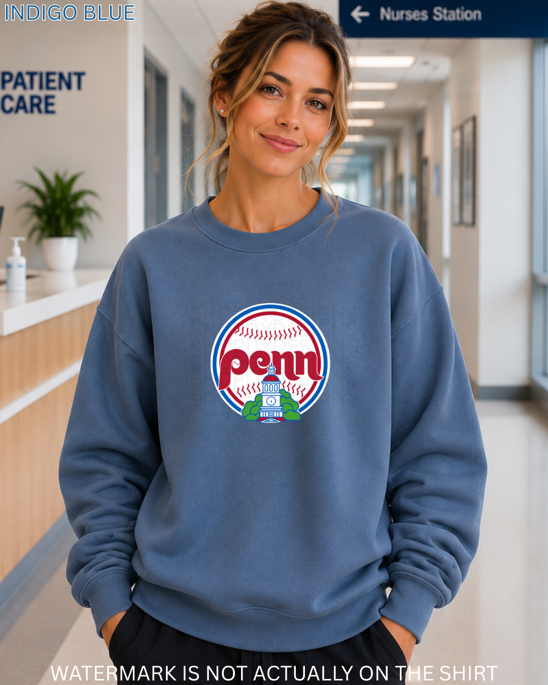 Penn Vintage Philadelphia Baseball Inspired City Hall T-Shirt, Crewneck Sweatshirt & Hoodie