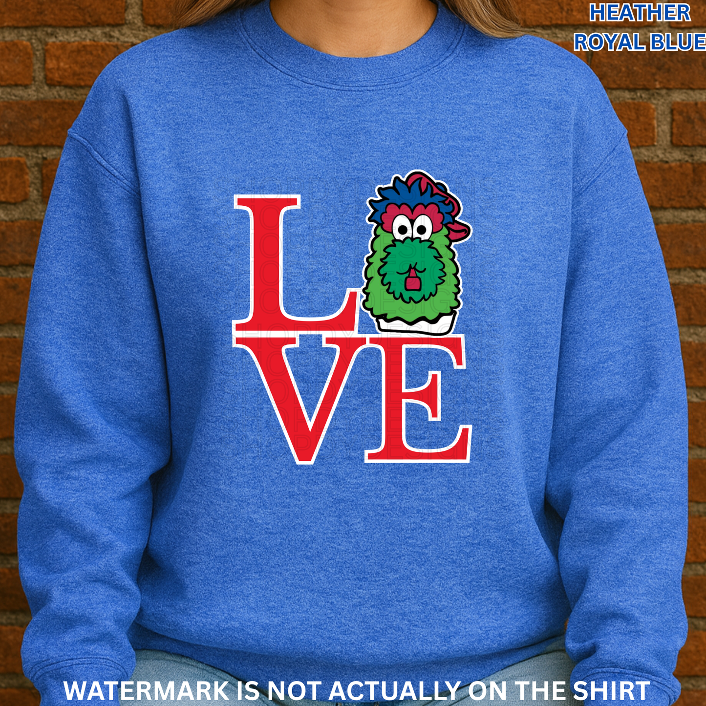 Phanatic Head Love Park Shirt | Philly Baseball Fan T-Shirt, Crewneck Sweatshirt, Hoodie