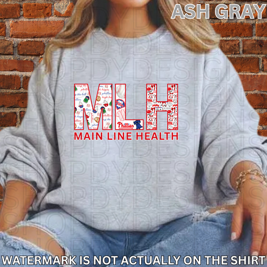Main Line Health MLH “RING THE BELL” Shirt - Unique Phillies Inspired T-Shirt/Crewneck/Hoodie