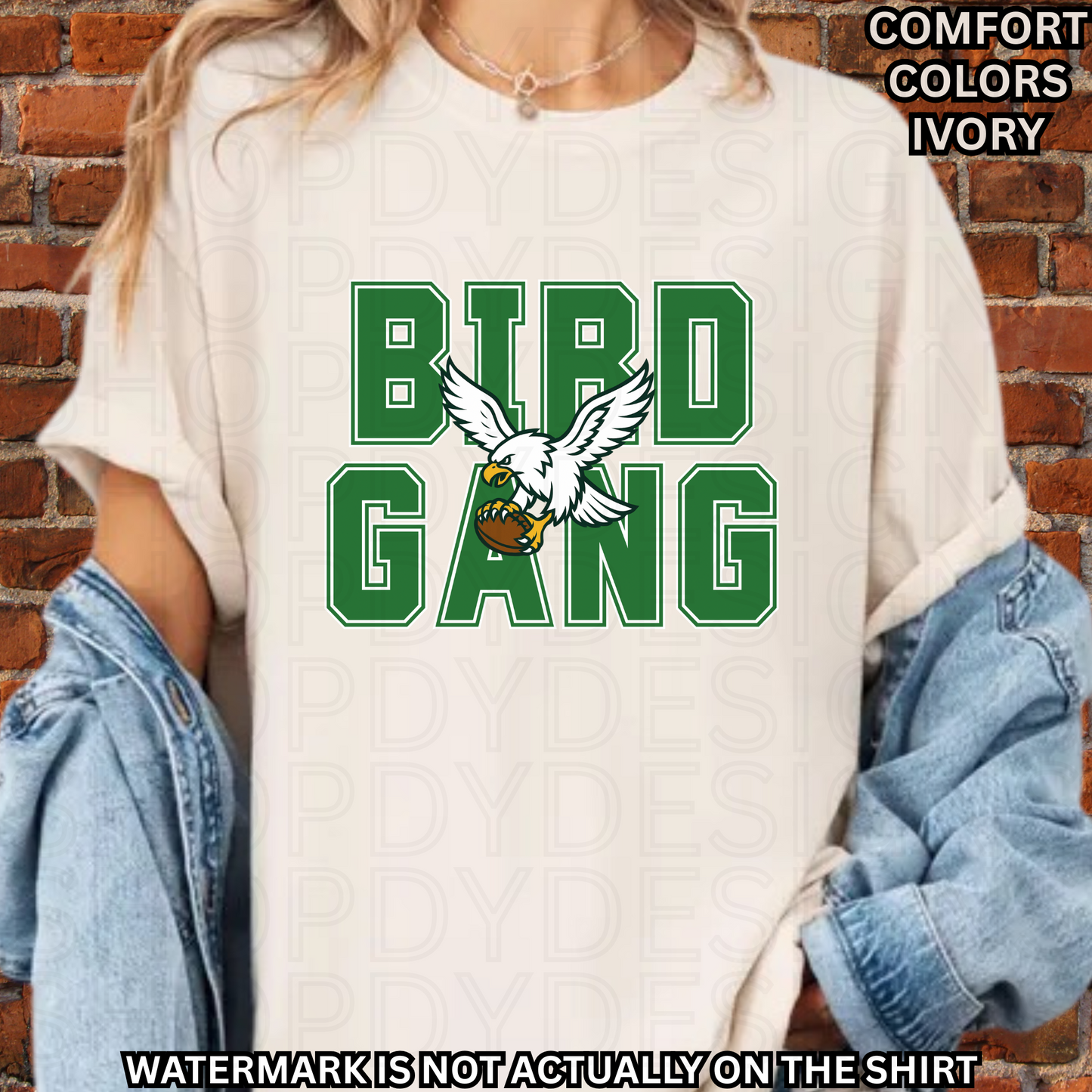 Birds Football - Bird Gang - Comfort Colors T-Shirt