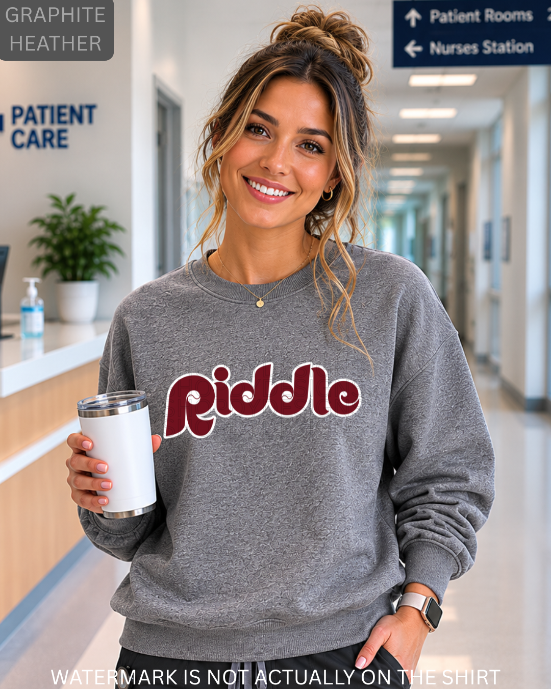 Riddle Hospital Vintage Philadelphia Baseball Inspired Shirt | T-Shirt, Crewneck Sweatshirt & Hoodie
