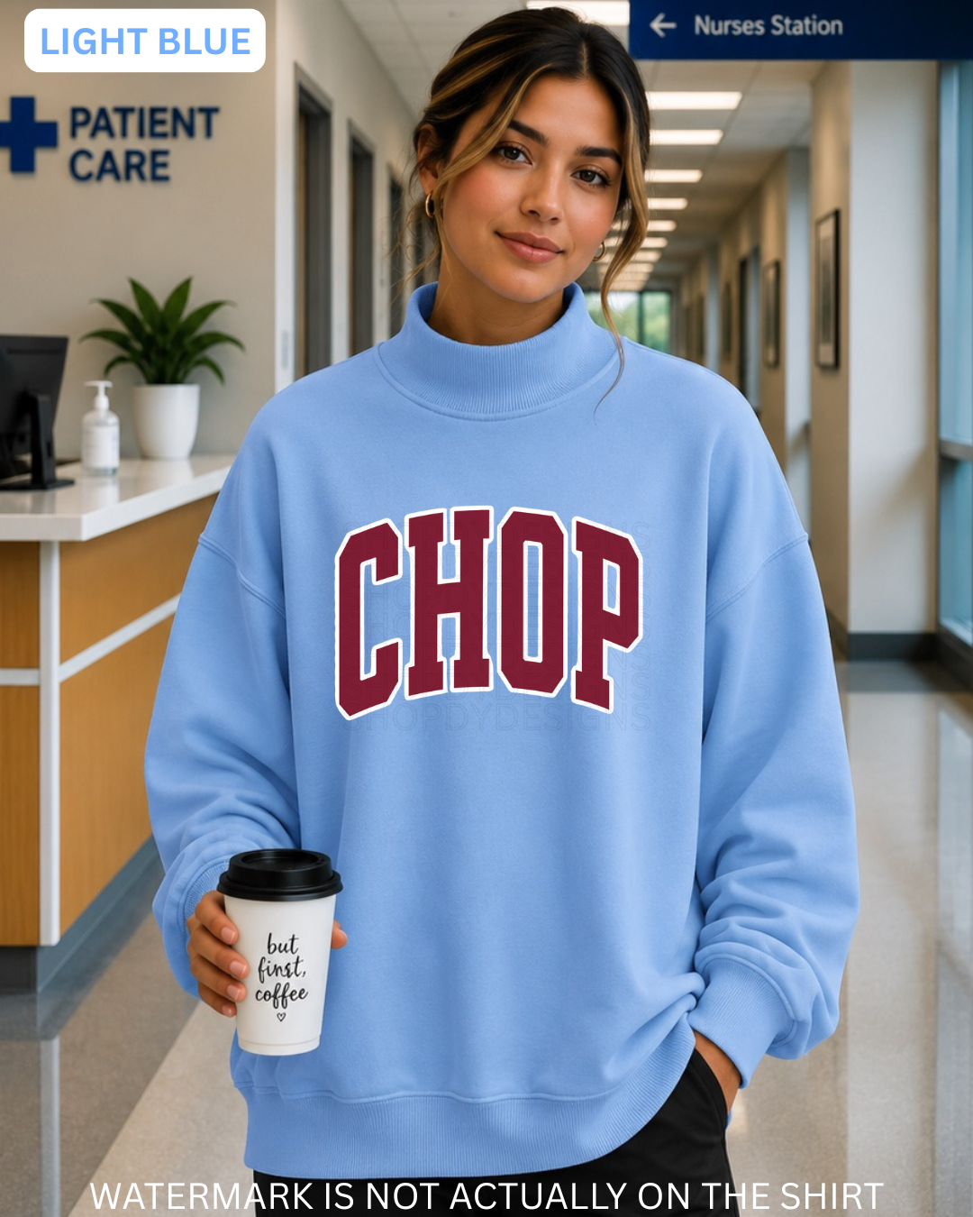 CHOP Varsity Mockneck Sweatshirt