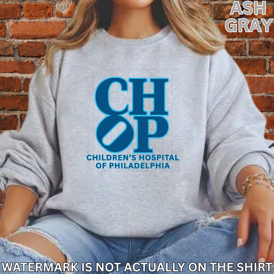 CHOP “LOVE PARK” inspired Tee, Crewneck Sweatshirt, Hoodie | Philly-Inspired Healthcare Apparel