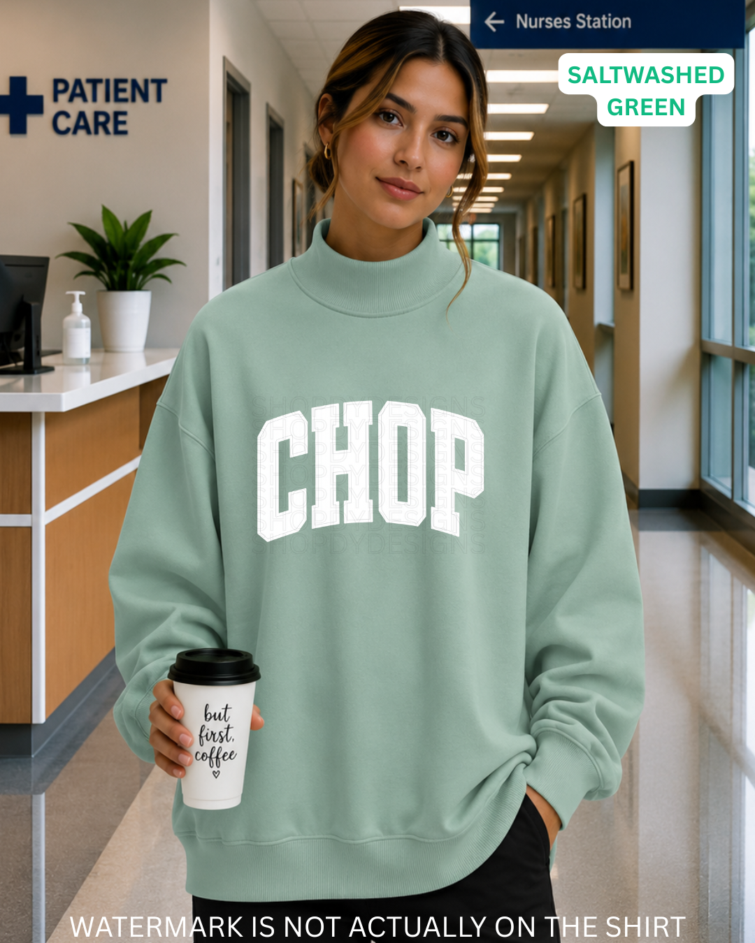 CHOP Varsity Mockneck Sweatshirt
