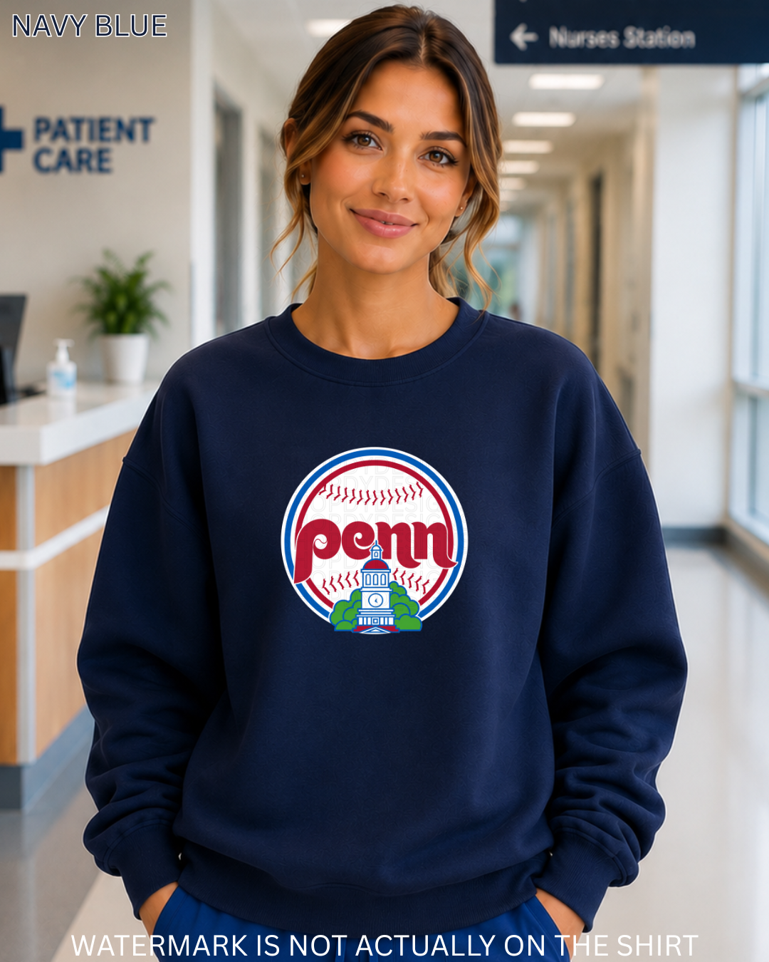 Penn Vintage Philadelphia Baseball Inspired City Hall T-Shirt, Crewneck Sweatshirt & Hoodie