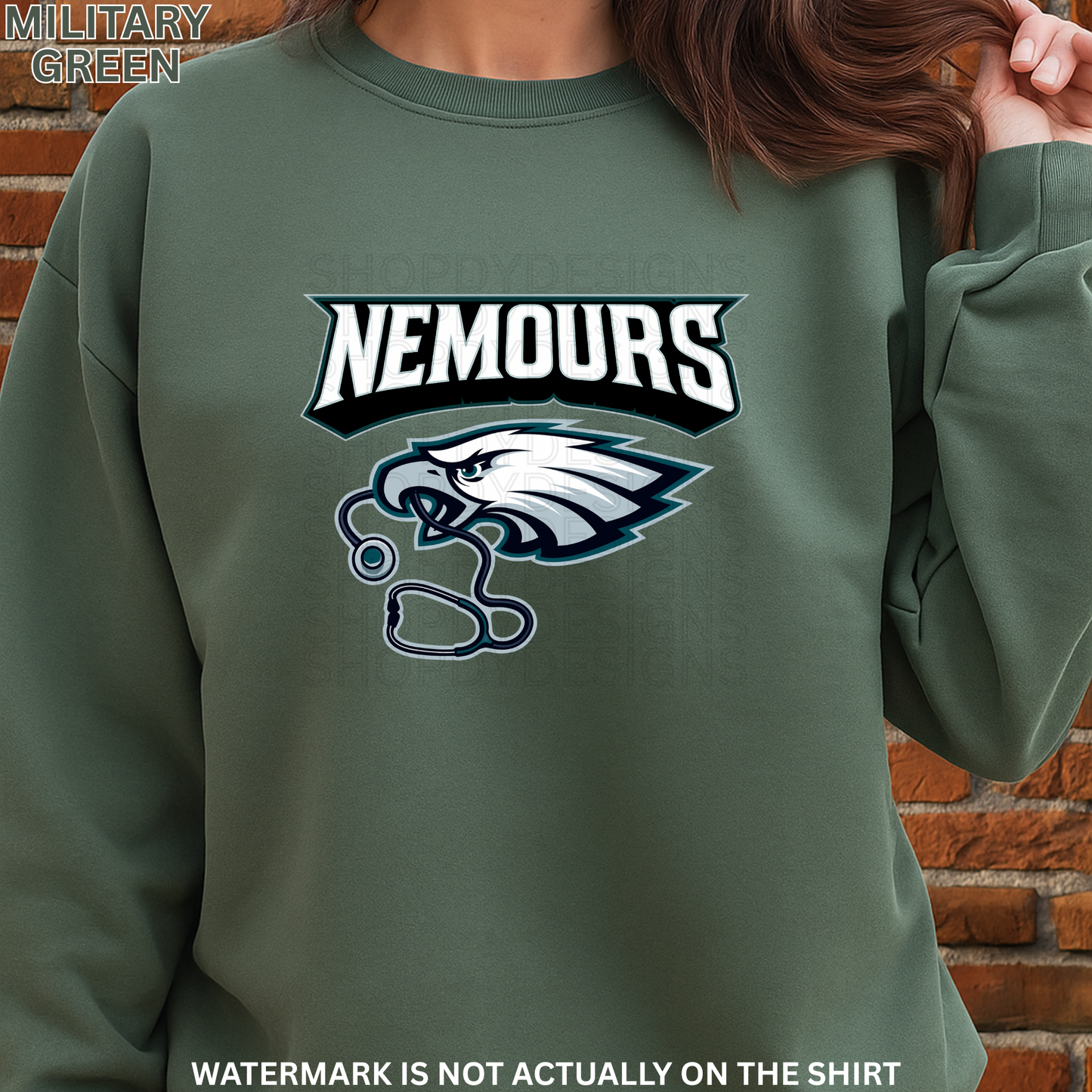 Nemours Children’s Hospital Philadelphia Birds Football Inspired Shirt, Crewneck Sweatshirt, Hoodie| Healthcare Worker Apparel