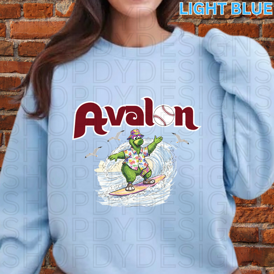 Avalon New Jersey Phanatic Surfing Shirt, Crewneck Sweatshirt, Hoodie