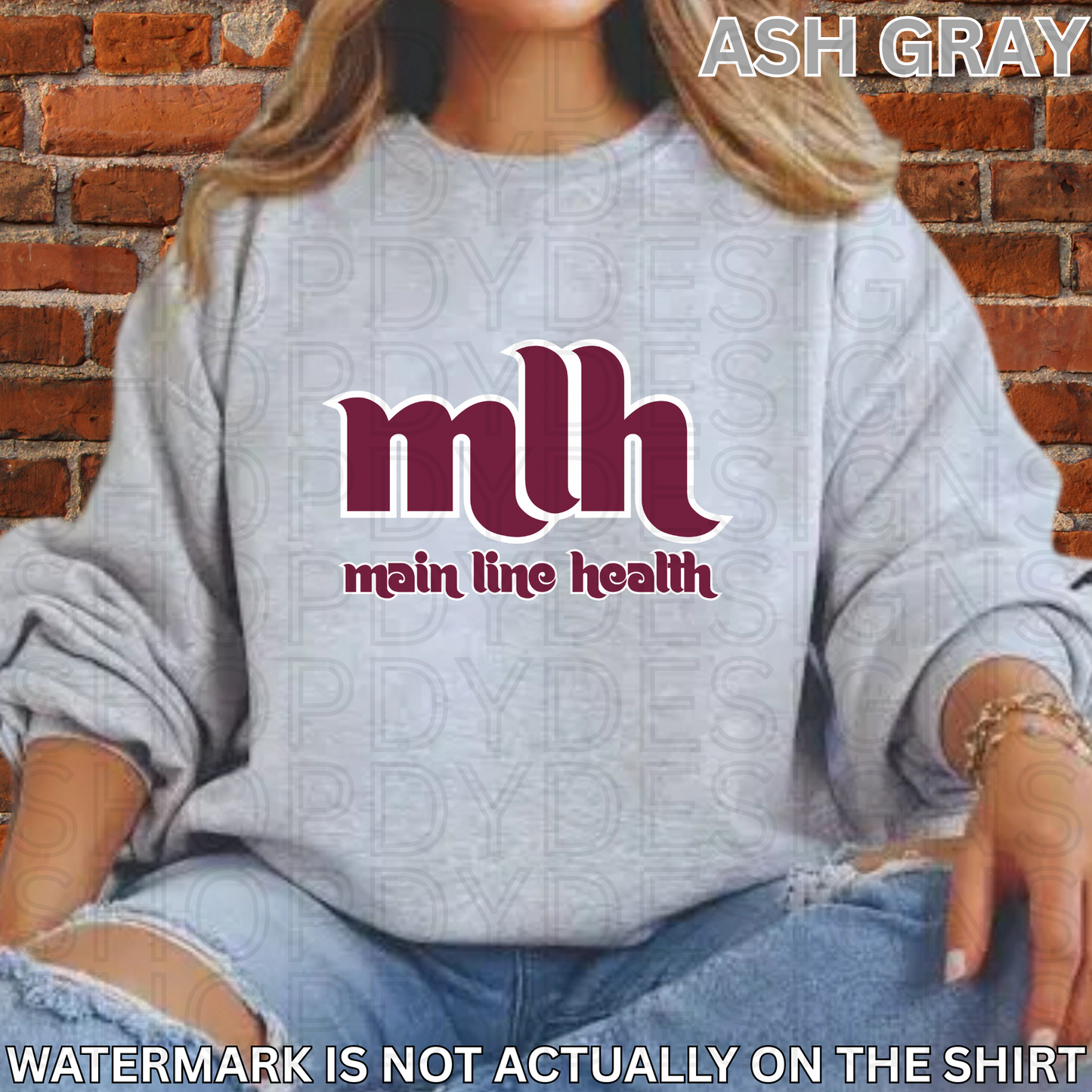 Main Line Health MLH Shirt - Vintage Phillies T-Shirt/Crewneck/Hoodie
