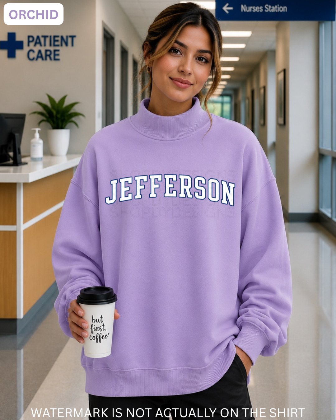 Jefferson Varsity Mockneck |Oversized Sweatshirt