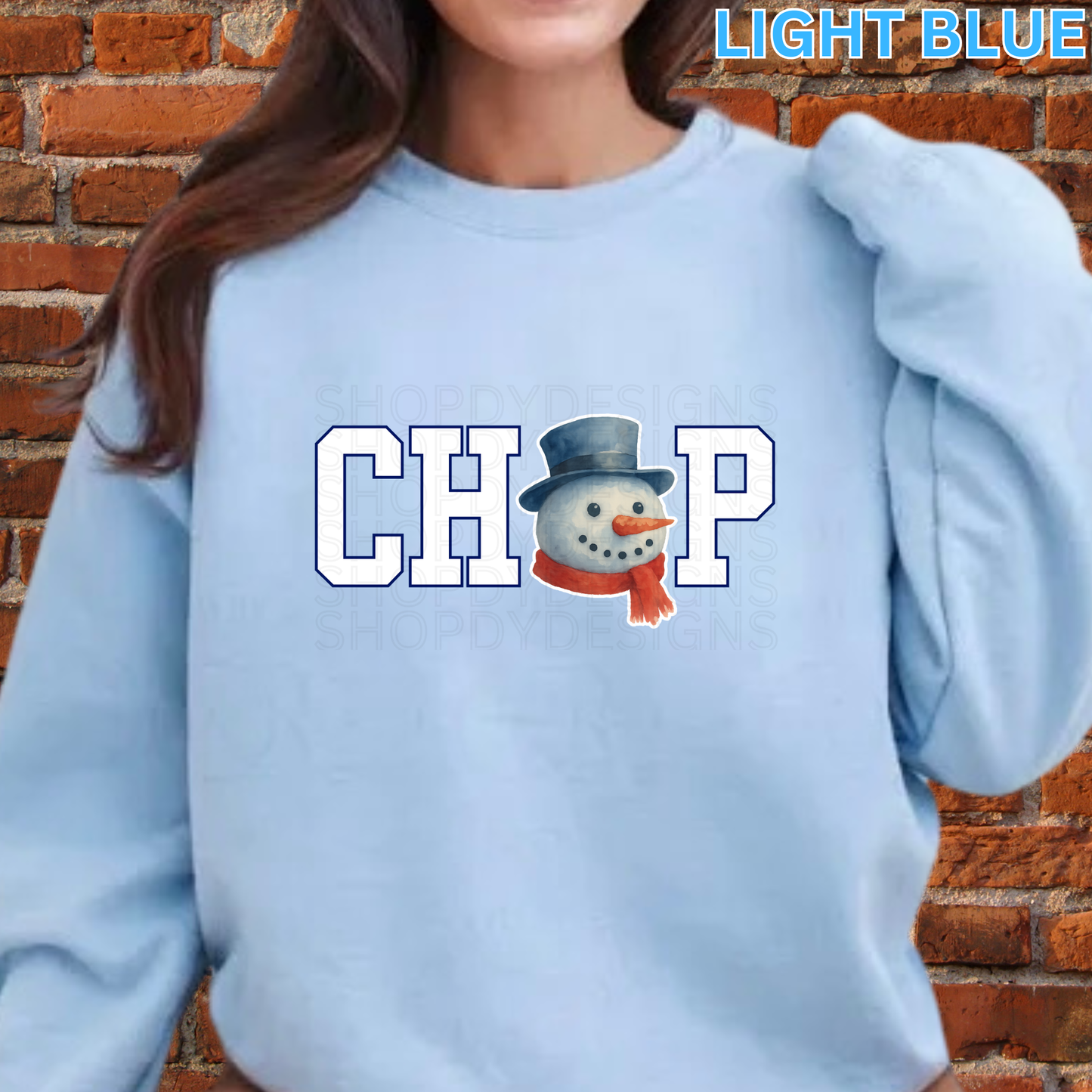 CHOP Snowman Head Christmas T-Shirt/Crewneck/Hoodie
