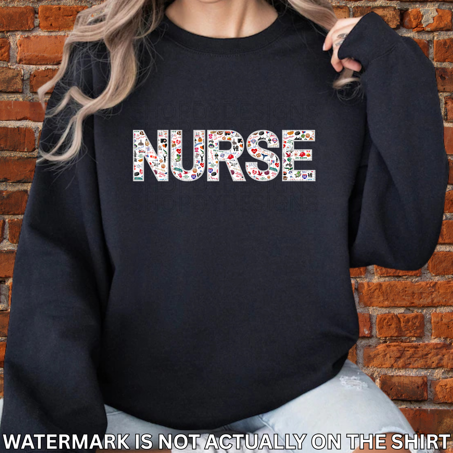 NURSE Philly Vibes T-Shirt, Crewneck Sweatshirt & Hoodie