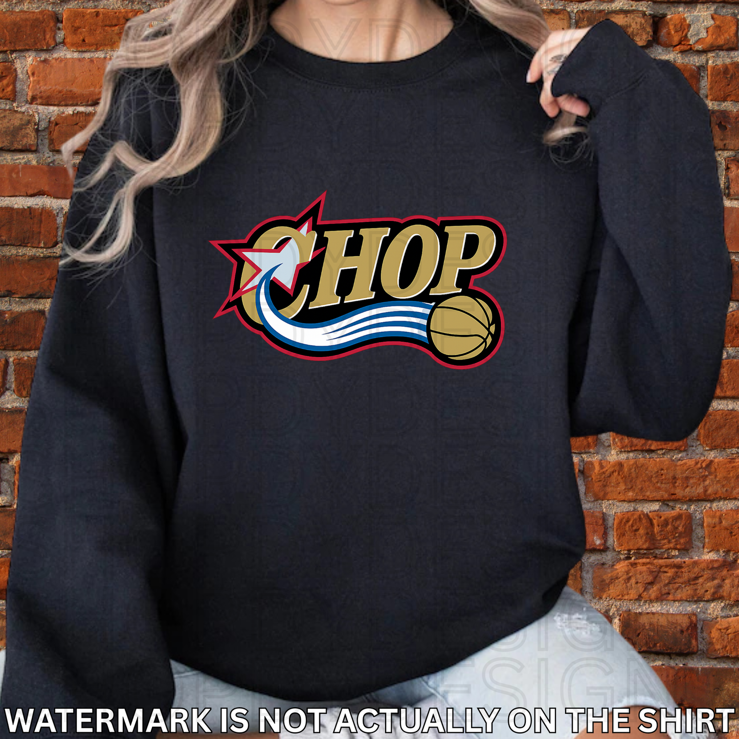CHOP Retro Philadelphia Basketball Inspired T-Shirt/Crewneck/Hoodie