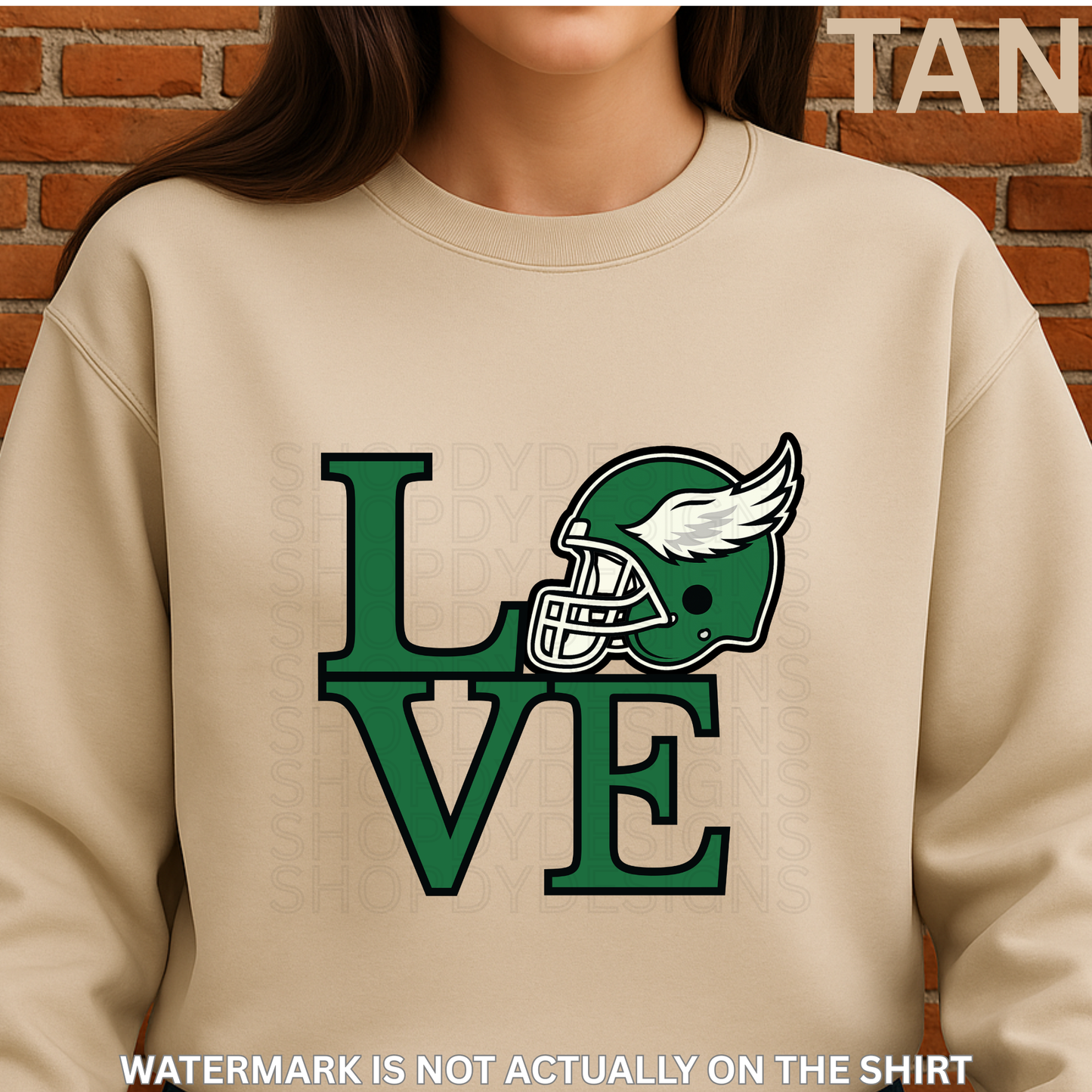 Birds Football Helmet Love Park Shirt | Philly Football Fan T-Shirt, Crewneck Sweatshirt, Hoodie