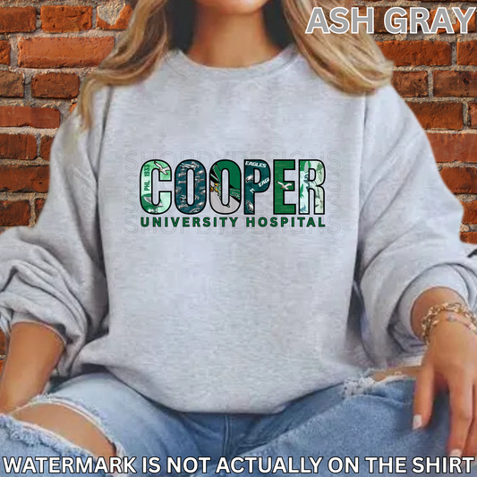 Cooper Hospital “First Down” Philadelphia Football Inspired Shirt, Crewneck Sweatshirt, Hoodie| Healthcare Worker Apparel