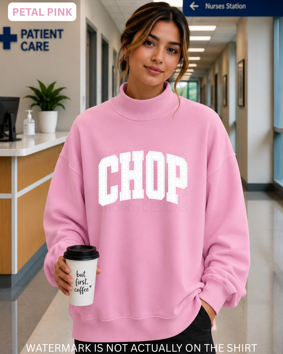 CHOP Varsity Mockneck Sweatshirt