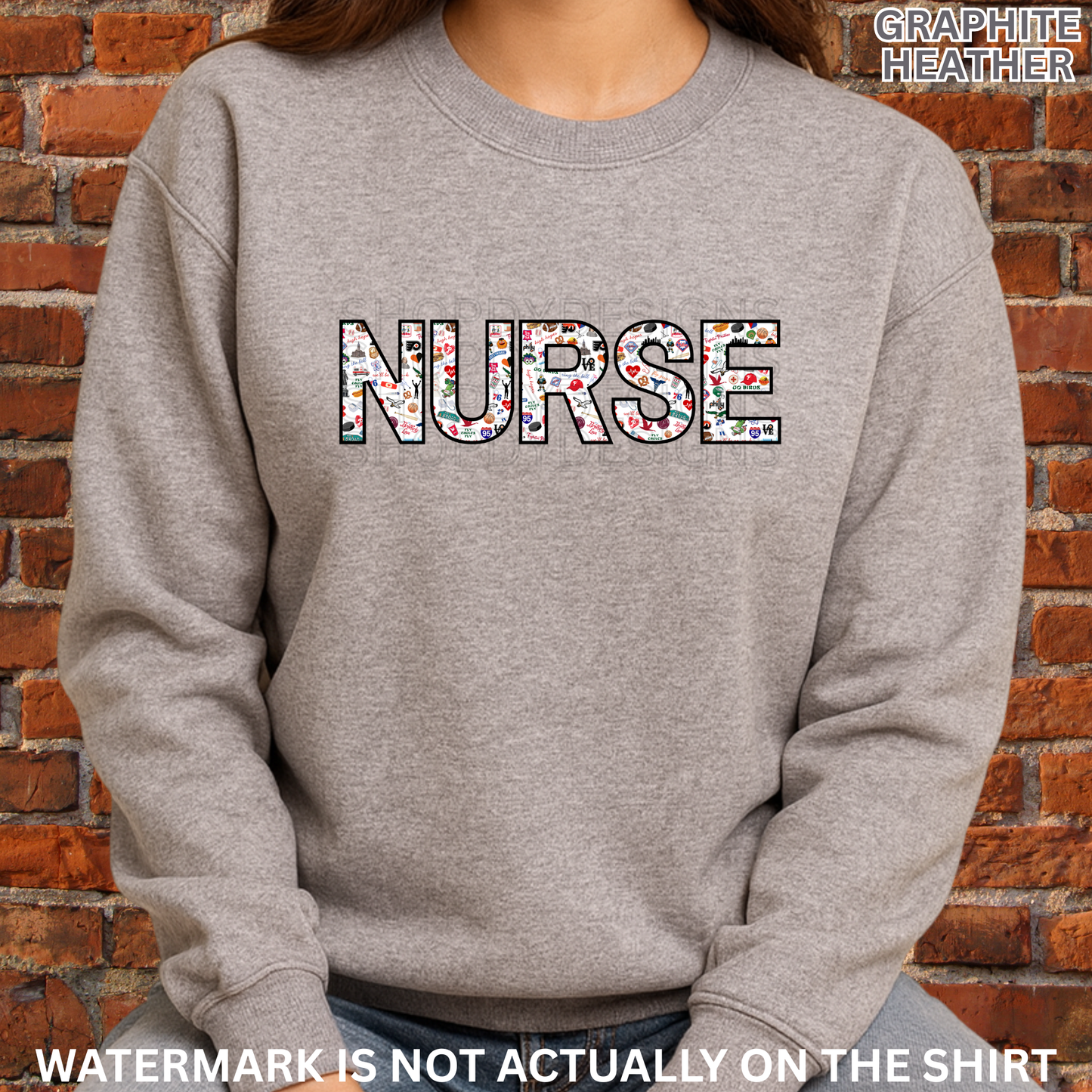 NURSE Philly Vibes T-Shirt, Crewneck Sweatshirt & Hoodie