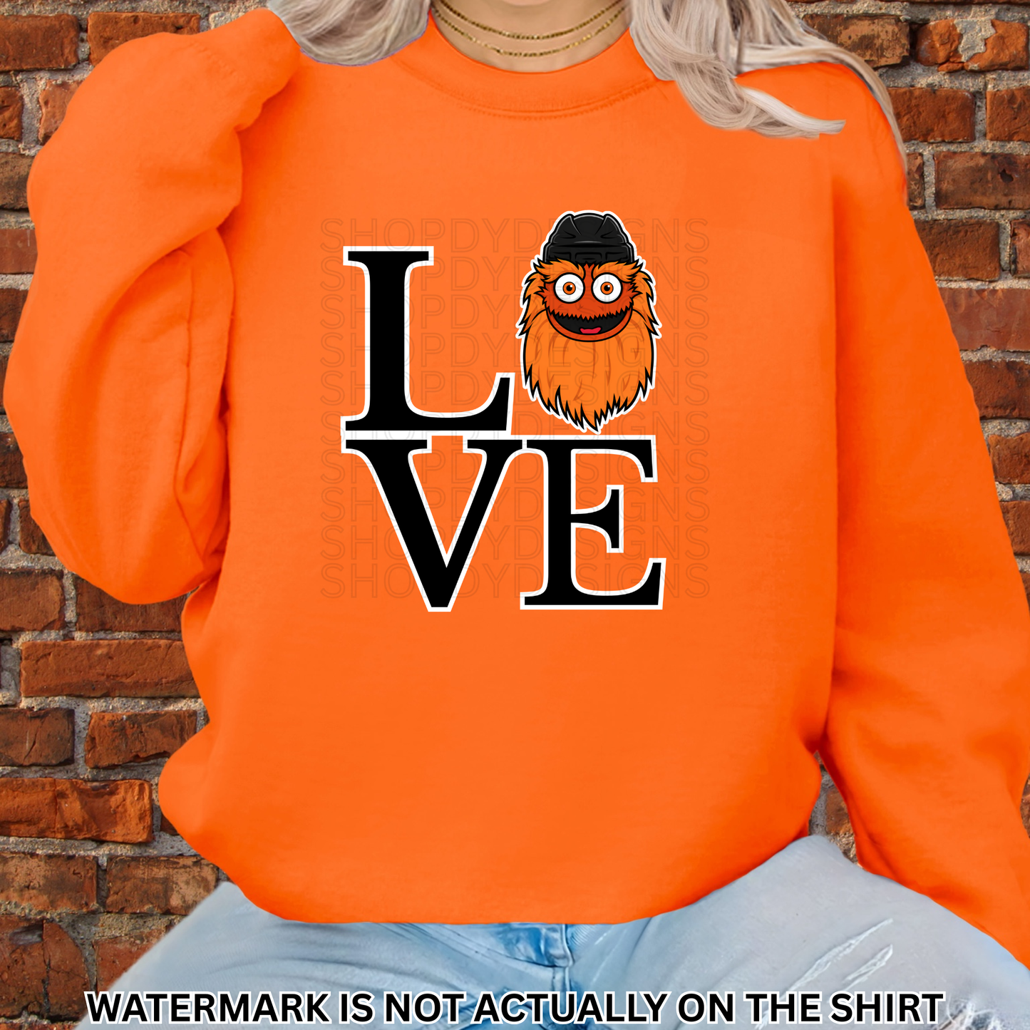 Gritty Head Love Park Shirt | Philly Hockey Fan T-Shirt, Crewneck Sweatshirt, Hoodie