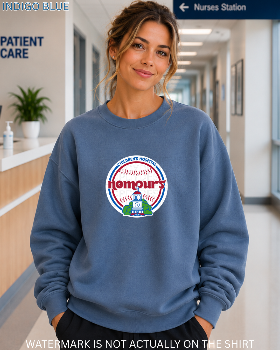 Nemours Vintage Philadelphia Baseball Inspired City Hall T-Shirt, Crewneck Sweatshirt & Hoodie