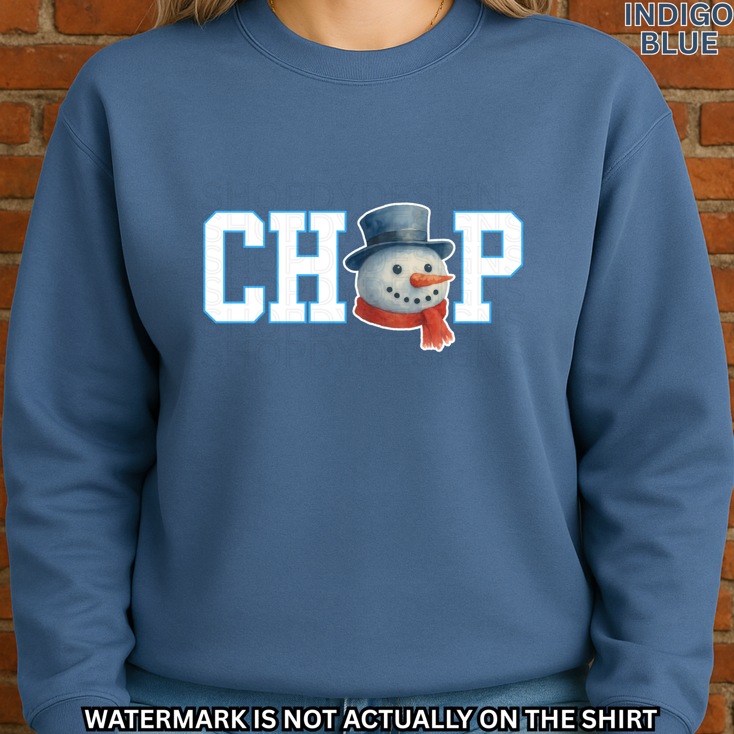 CHOP Snowman Head Christmas T-Shirt/Crewneck/Hoodie