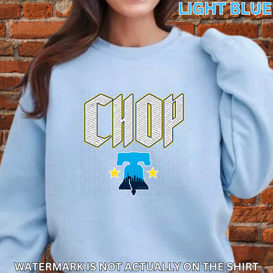 CHOP Philly Baseball City Connect Inspired Shirt | Philadelphia Fan T-Shirt, Crewneck, Hoodie