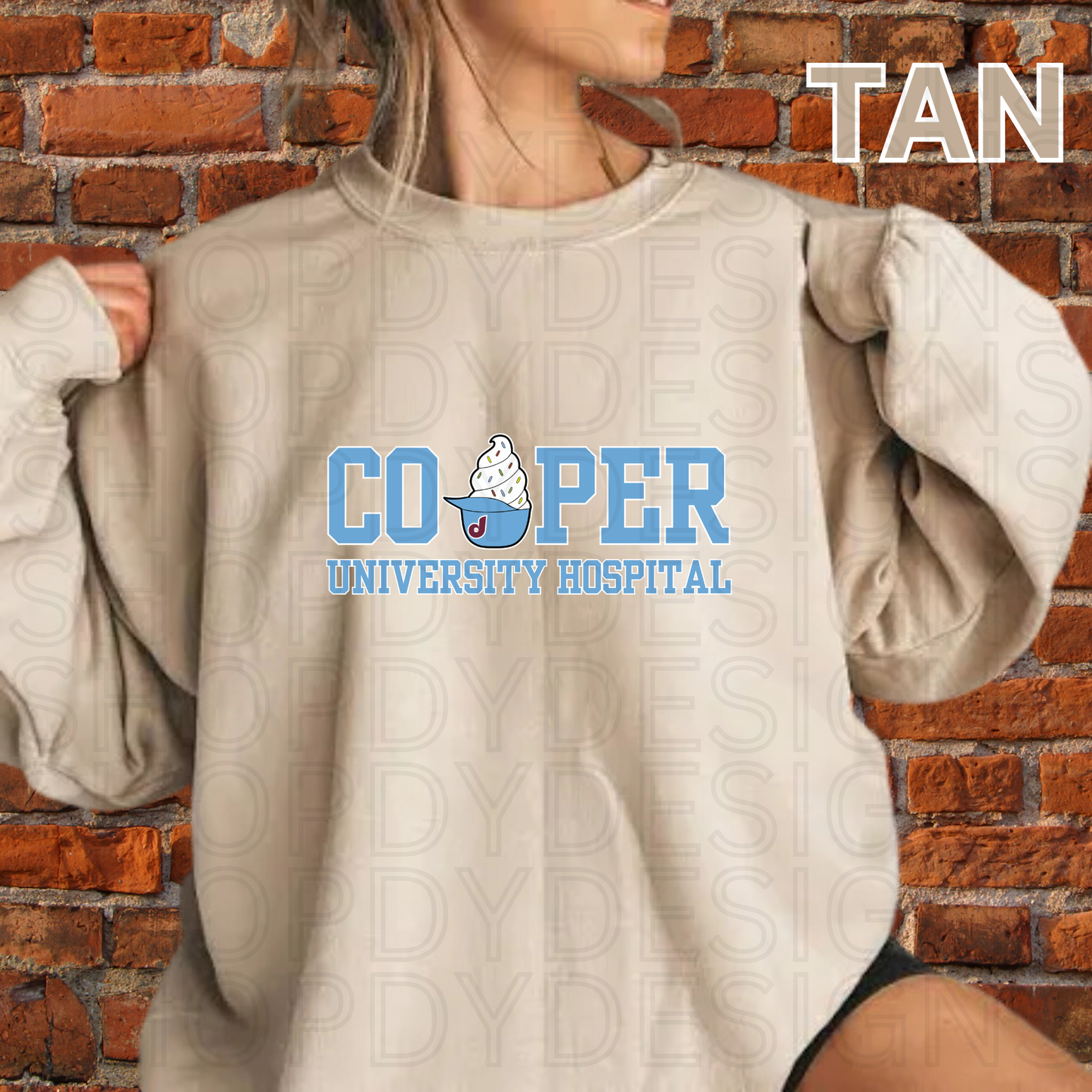 Cooper University Hospital Phillies Ice Cream Helmet Shirt, Crewneck Sweatshirt, Hoodie| Healthcare Worker Apparel