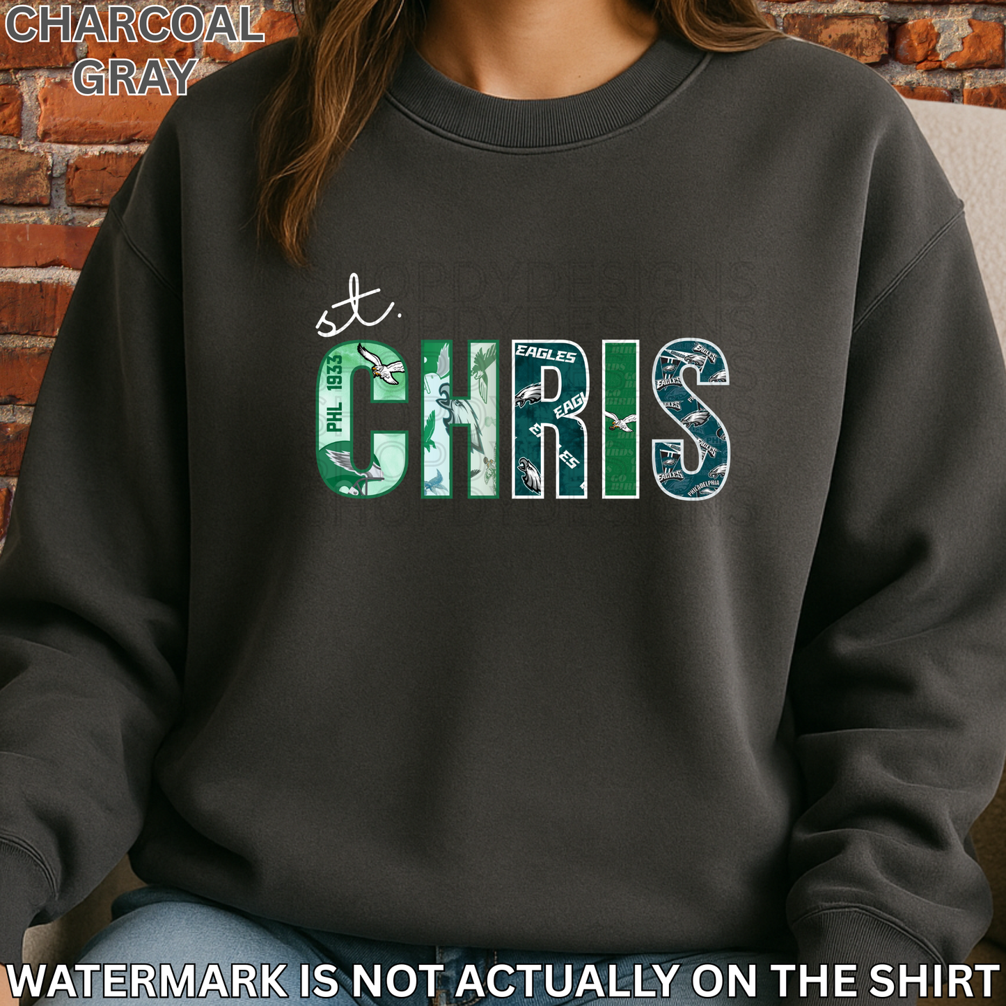 St. Chris Hospital “First Down” Philadelphia Football Inspired Shirt, Crewneck Sweatshirt, Hoodie| Healthcare Worker Apparel