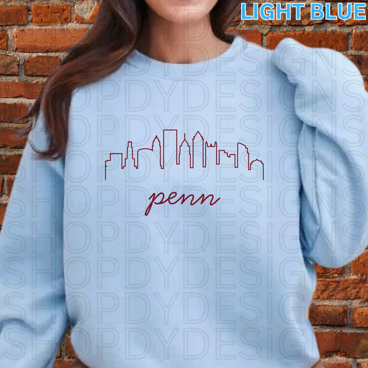 PENN Philly Skyline T-Shirt/Crewneck/Hoodie
