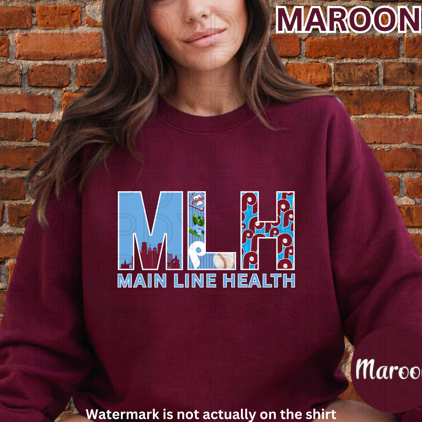 Main Line Health MLH “The Dugout” Shirt - Unique Phillies Inspired T-Shirt/Crewneck/Hoodie