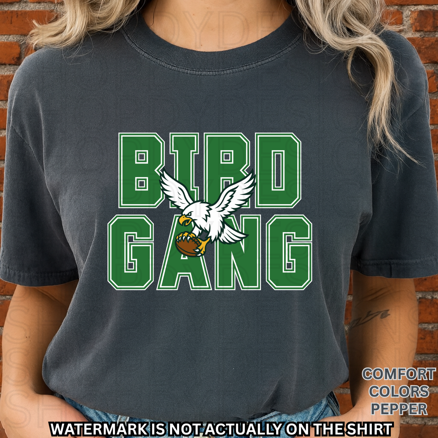 Birds Football - Bird Gang - Comfort Colors T-Shirt