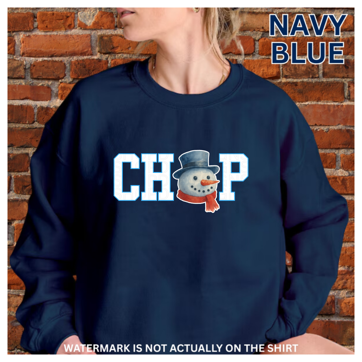 CHOP Snowman Head Christmas T-Shirt/Crewneck/Hoodie