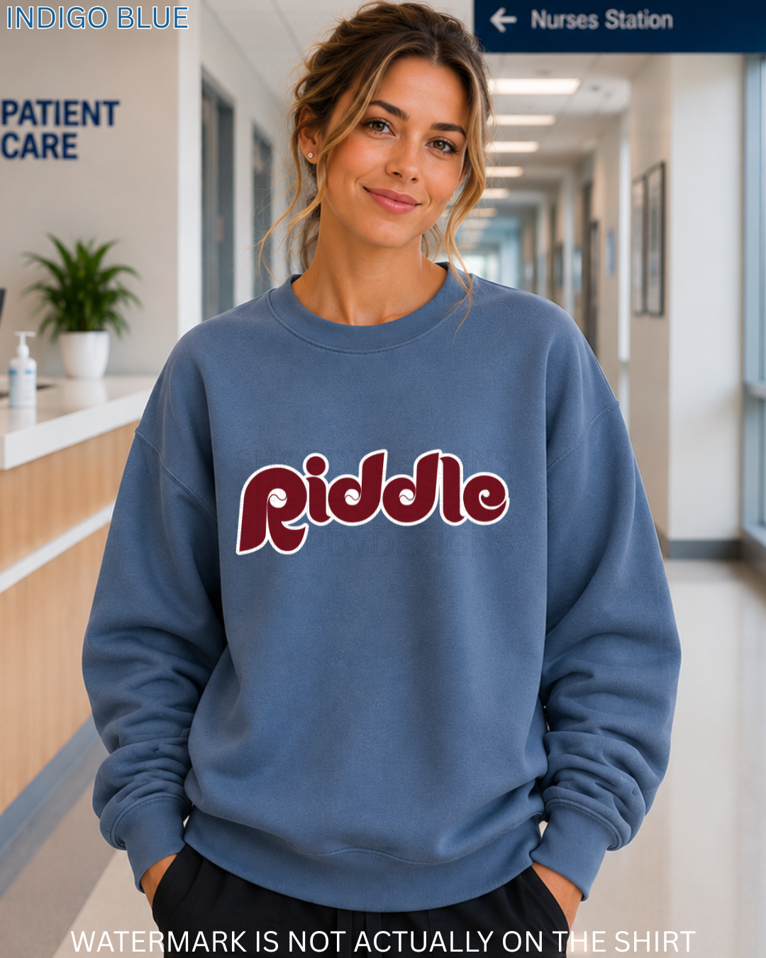Riddle Hospital Vintage Philadelphia Baseball Inspired Shirt | T-Shirt, Crewneck Sweatshirt & Hoodie