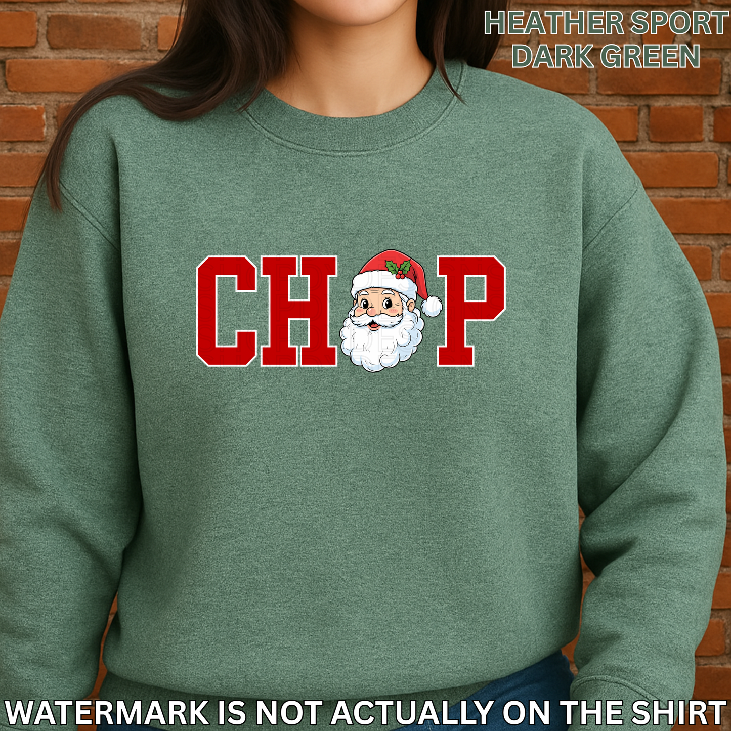 CHOP Santa Head Christmas T-Shirt/Crewneck/Hoodie