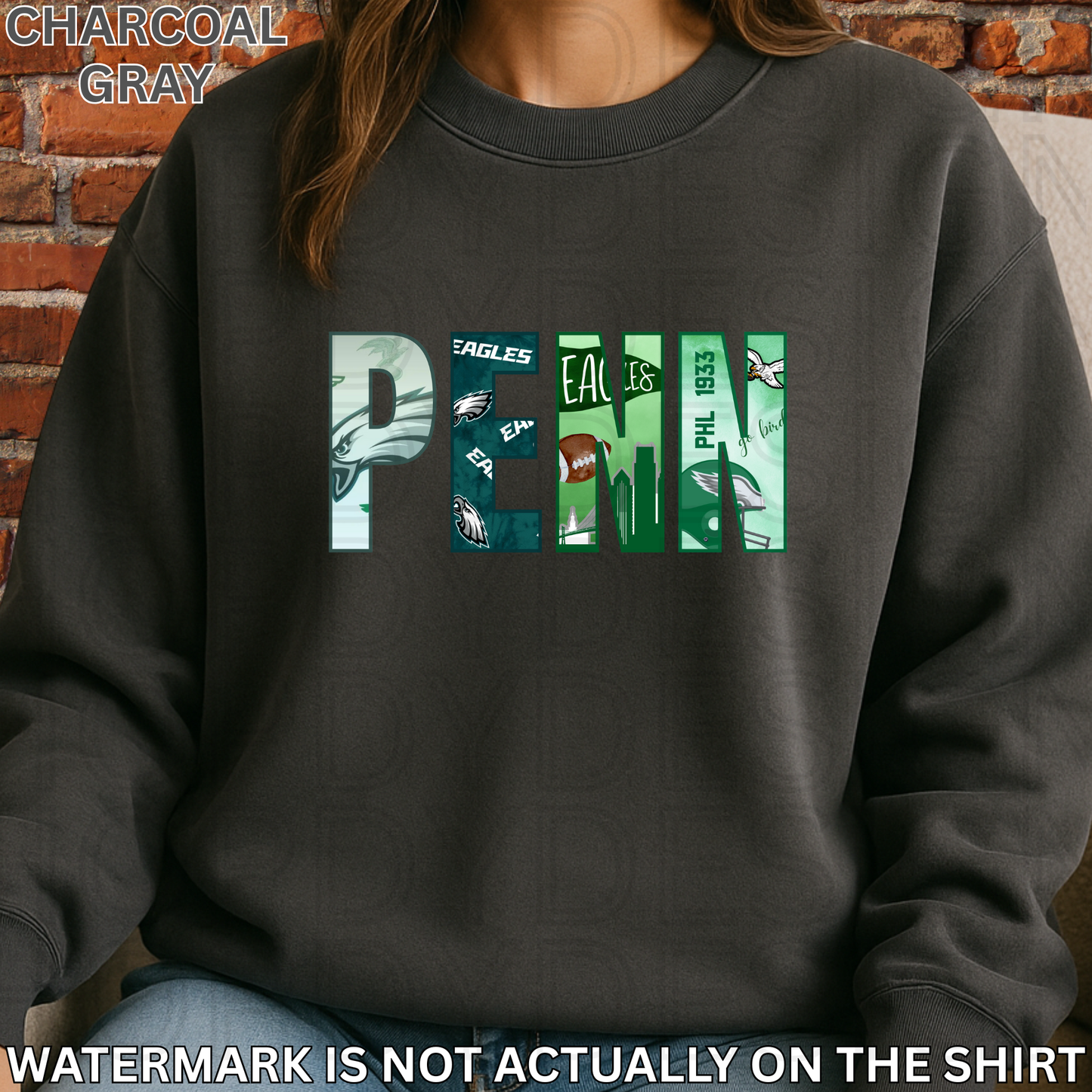 PENN “First Down” Birds Football Inspired T-Shirt/Crewneck/Hoodie