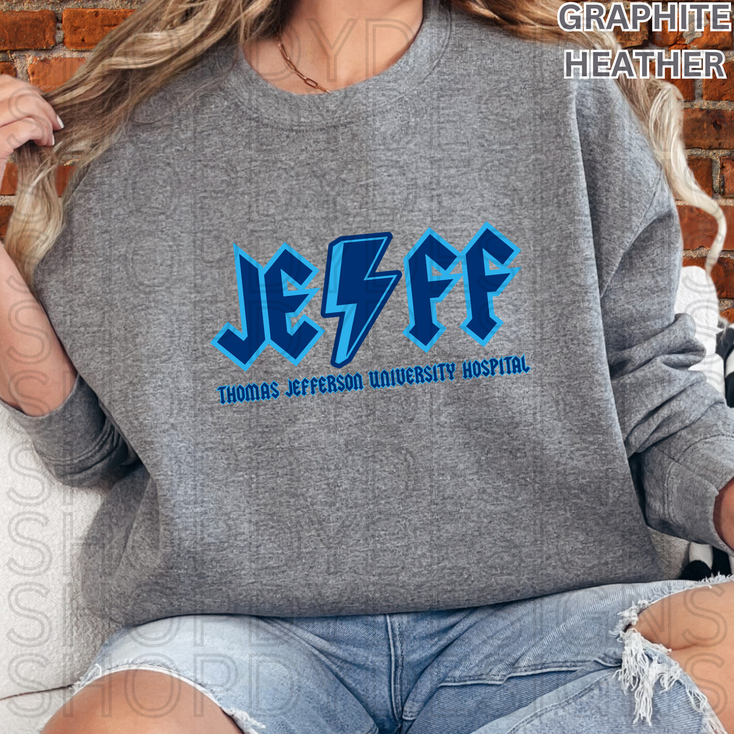 Jefferson Hospital Lightning Bolt Rock Band T-Shirt/Crewneck/Hoodie