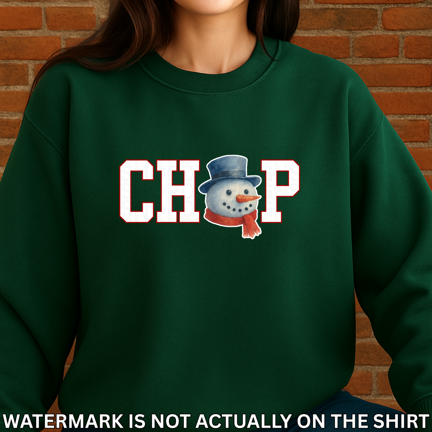 CHOP Snowman Head Christmas T-Shirt/Crewneck/Hoodie