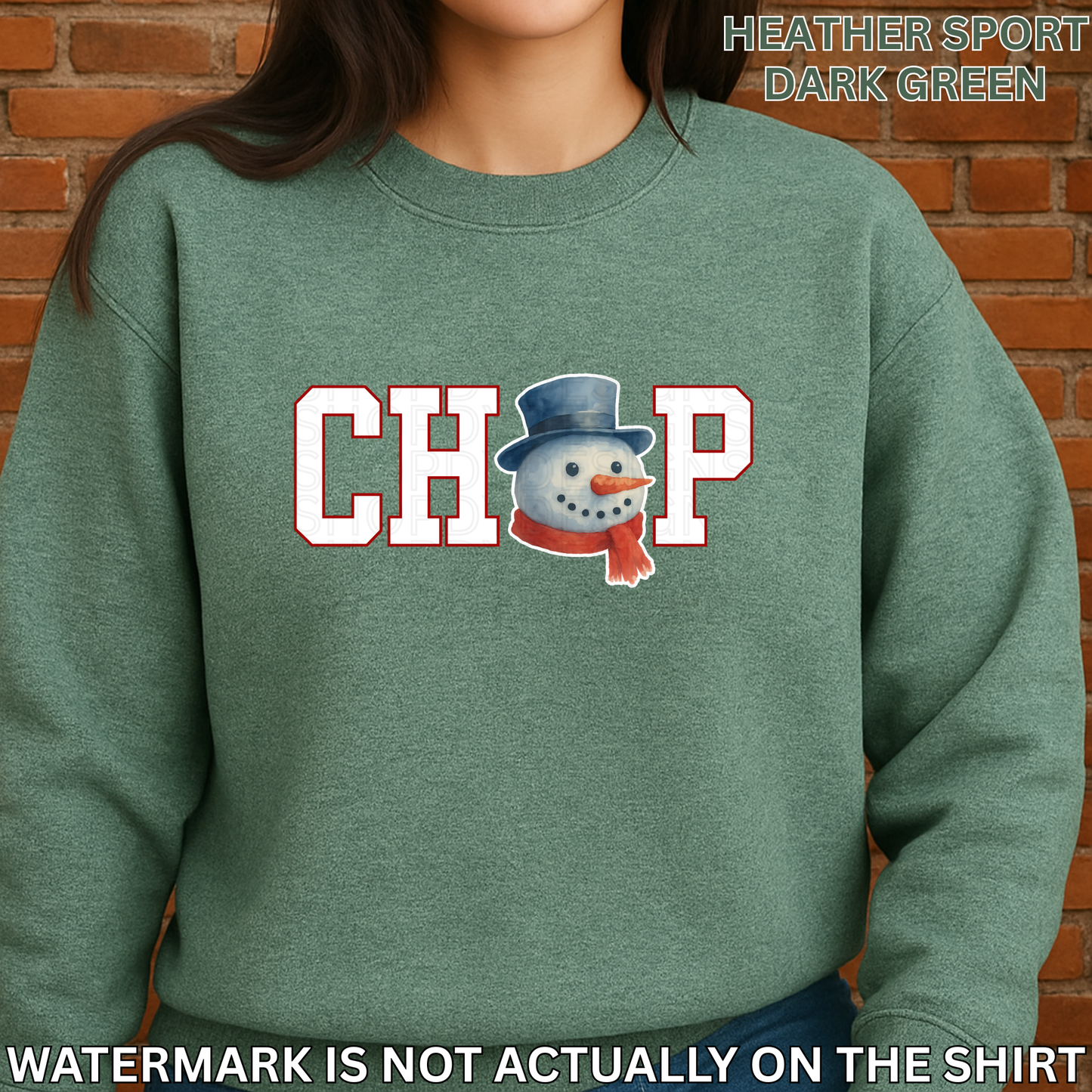 CHOP Snowman Head Christmas T-Shirt/Crewneck/Hoodie