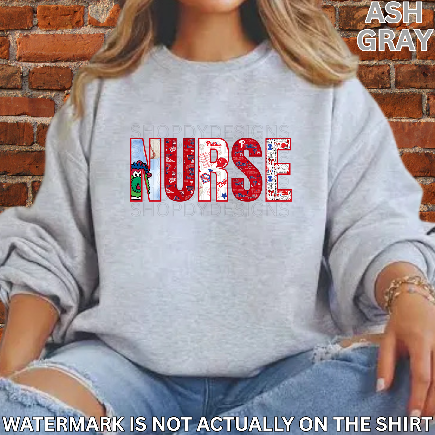 NURSE “Ring the Bell” Philadelphia Baseball Inspired T-Shirt/Crewneck/Hoodie