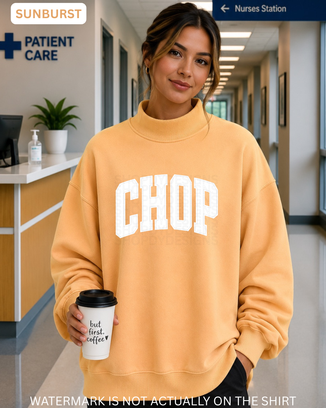 CHOP Varsity Mockneck Sweatshirt