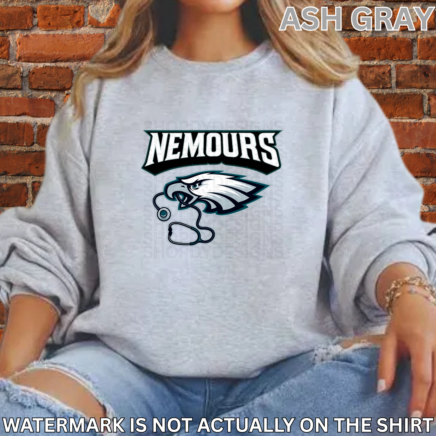 Nemours Children’s Hospital Philadelphia Birds Football Inspired Shirt, Crewneck Sweatshirt, Hoodie| Healthcare Worker Apparel