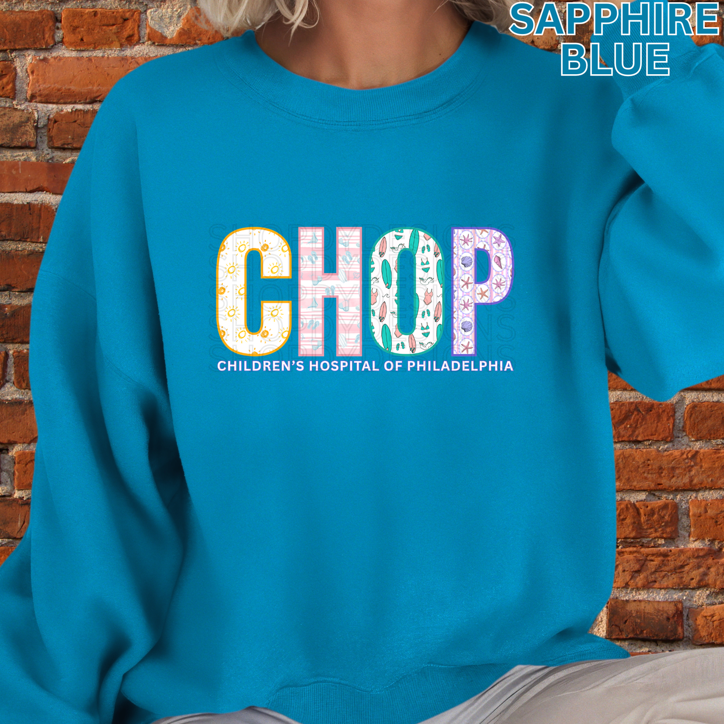 CHOP “Beach Vibes” T-Shirt, Crewneck Sweatshirt & Hoodie
