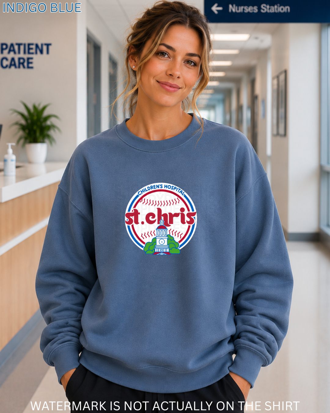 St.  Chris Vintage Philadelphia Baseball Inspired City Hall T-Shirt, Crewneck Sweatshirt & Hoodie