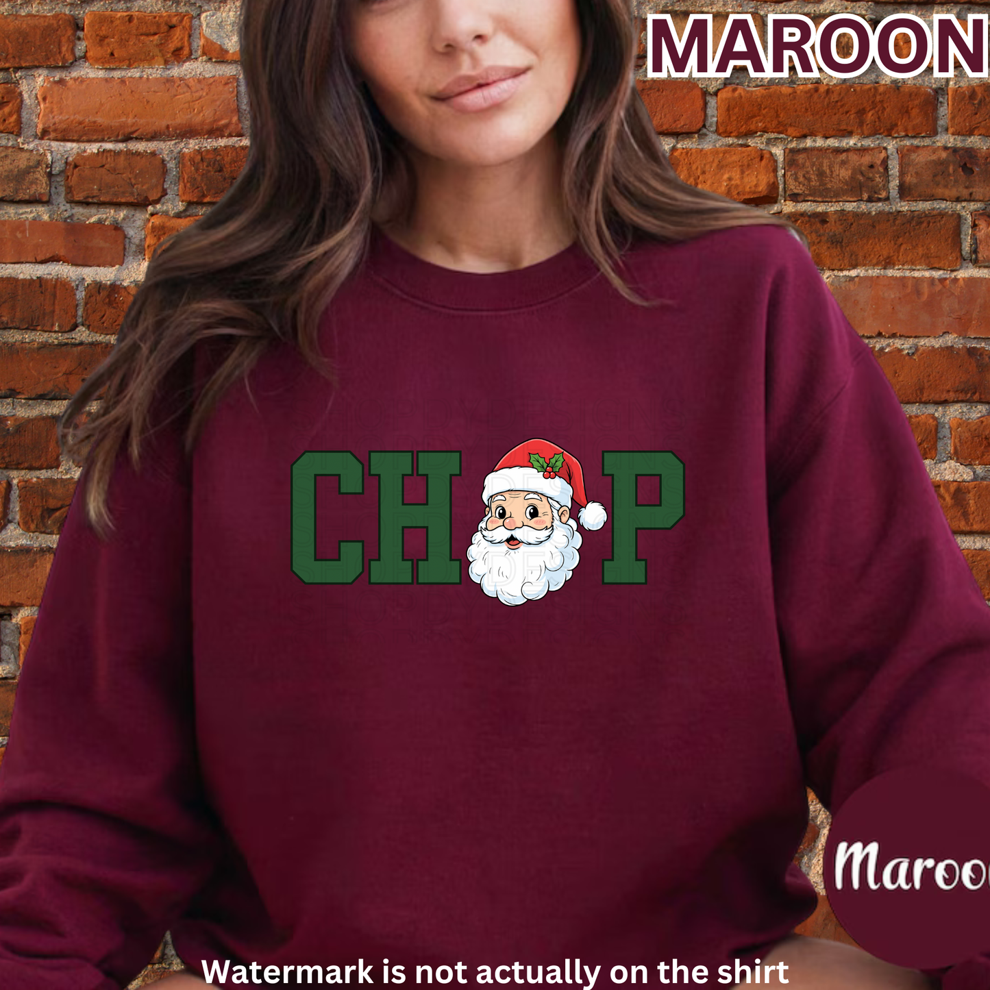 CHOP Santa Head Christmas T-Shirt/Crewneck/Hoodie