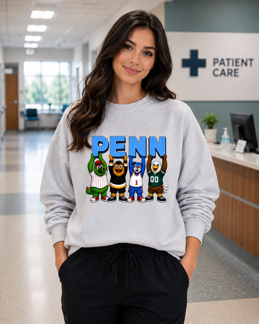 PENN 4 For 4 Mascot Friends Inspired T-Shirt, Crewneck Sweatshirt & Hoodie