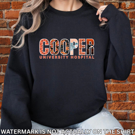 Cooper University Hospital “Hat Trick” Philly Hockey Inspired Shirt, Crewneck Sweatshirt, Hoodie| Healthcare Worker Apparel
