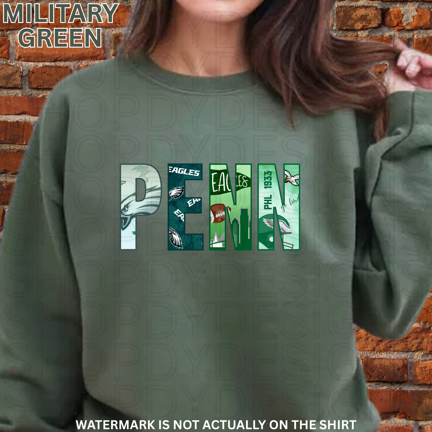 PENN “First Down” Birds Football Inspired T-Shirt/Crewneck/Hoodie