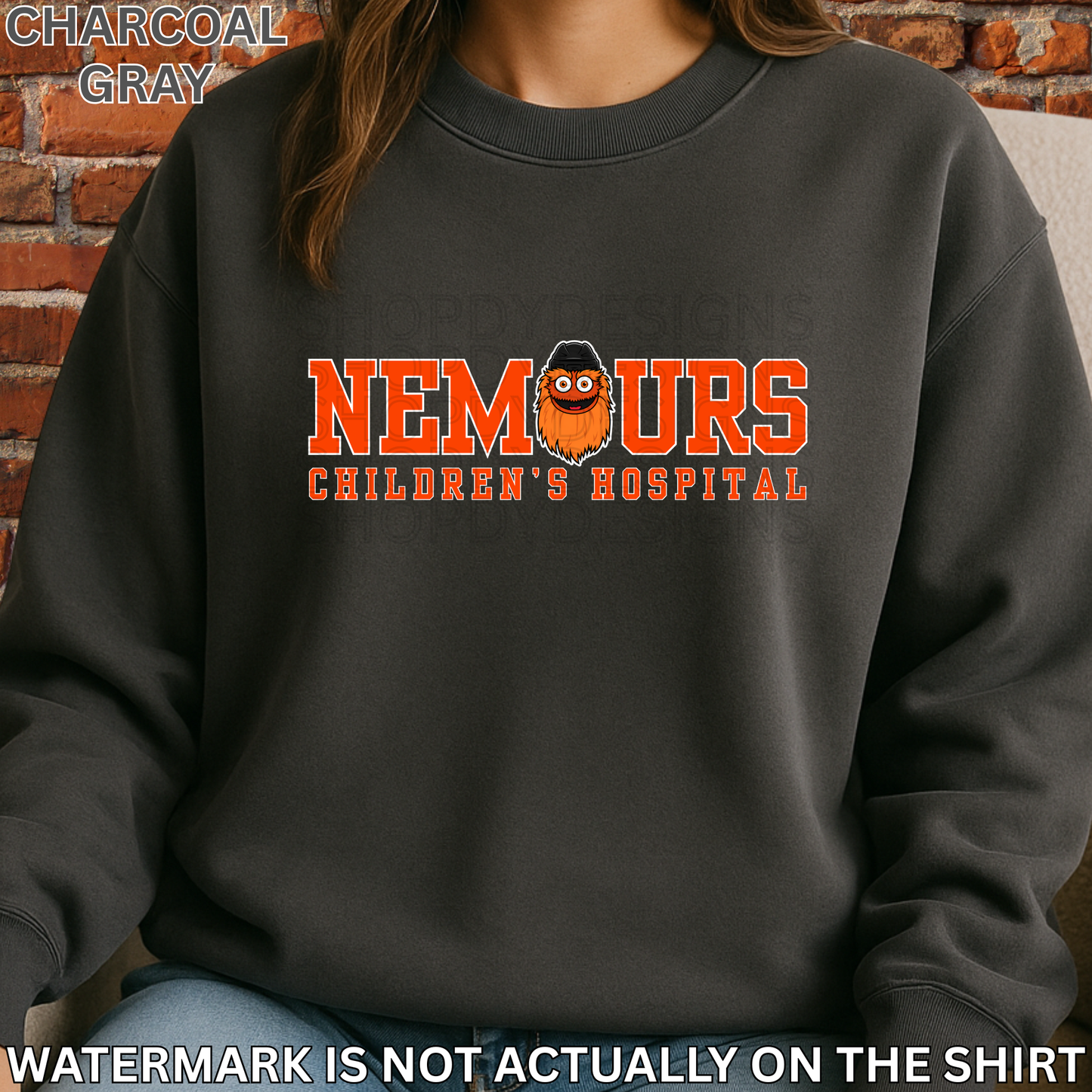 Nemours Children’s Hospital Gritty Head Shirt, Crewneck Sweatshirt, Hoodie| Healthcare Worker Apparel