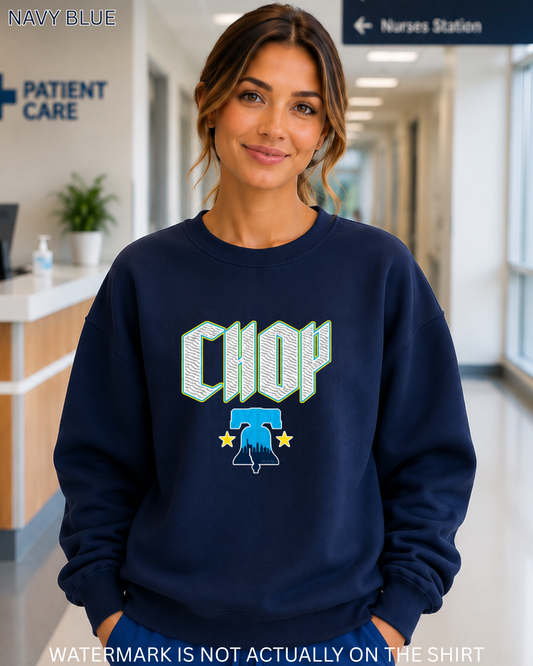 CHOP Philly Baseball City Connect Inspired Shirt | Philadelphia Fan T-Shirt, Crewneck, Hoodie