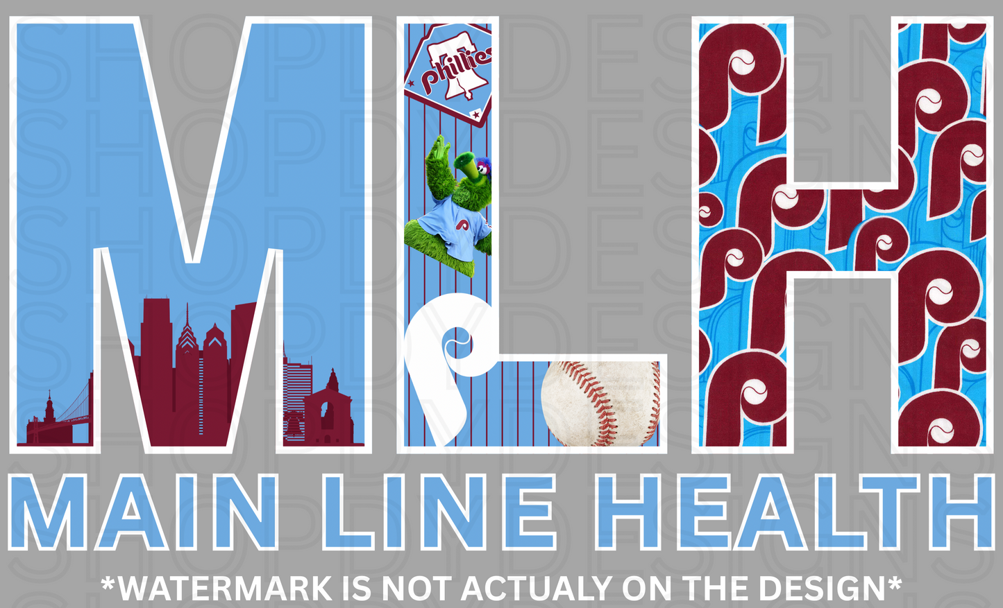 Main Line Health MLH “The Dugout” Shirt - Unique Phillies Inspired T-Shirt/Crewneck/Hoodie